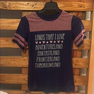 Disney, Lands that I love Shirt - Purple and Pink